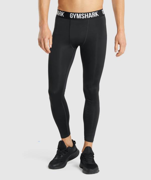 Panske Legíny Gymshark Element Baselayer Čierne | SC2351974
